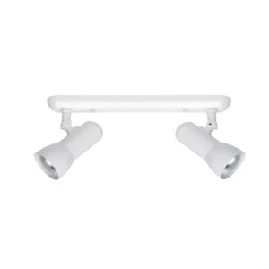 Plastic ceiling spotlight white, 36329P05