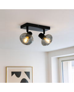 Design ceiling spotlight black, Skip
