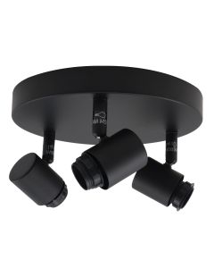 Aluminium ceiling cap black, Rika