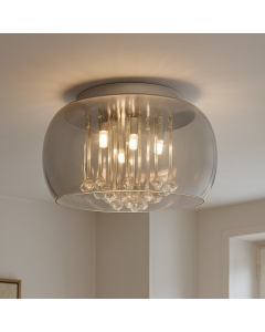 Design ceiling light grey, Lorenzo