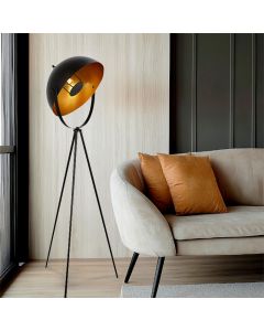 Modern floor lamp gold, Brenna