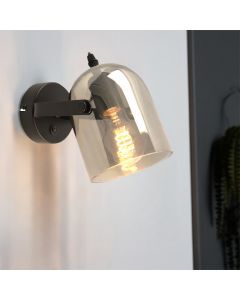 Design wall spotlight grey, Clyde