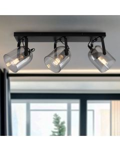 Design ceiling spotlight grey, Clyde