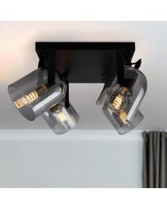 Design ceiling spotlight grey, Clyde