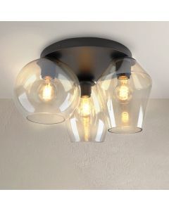 Design ceiling light amber, Lazaro