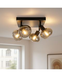 Design ceiling spotlight black, Skip