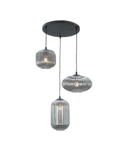 Retro pendant light grey, Charlois