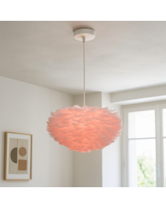 Fabric pendant light pink, Suzie