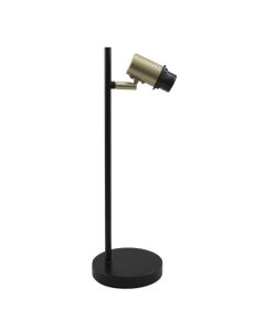 Aluminium table lamp without shade black, Rika