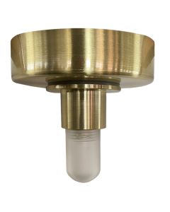 Plastic ceiling cap gold, Aafje, IP44