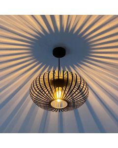 Industrial pendant light black, Lieve