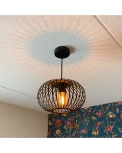 Industrial pendant light black, Lieve