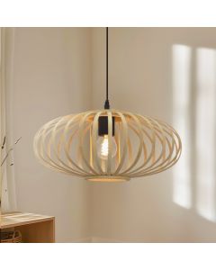 Bamboo pendant light brown, Lieve