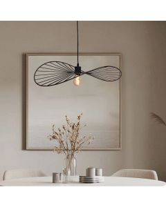 Retro pendant light black, Jolinda
