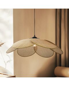 Rattan pendant light brown, Rowen