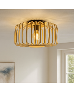 Bamboo ceiling light brown, Tina