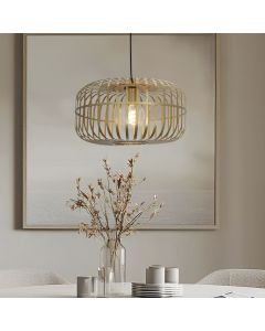 Industrial pendant light gold, Tobi