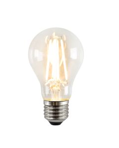 Olucia E27 LED bulb Fos, A60, 4W, 2700K, with dusk to dawn sensor