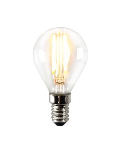 Dimmable Olucia E14 LED bulb Sorna, P45, 4W, 2700K