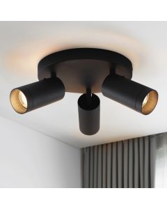 Modern ceiling spotlight black, Nadi
