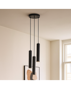 Modern pendant light black, Nadi