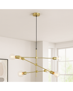 Modern pendant light brass, Nica