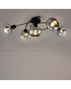 Design ceiling light black, Skip