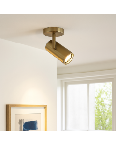Modern ceiling spotlight brass, Nadi