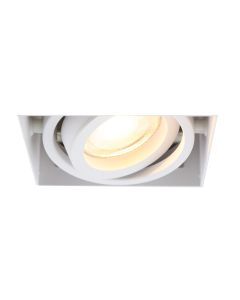 Modern trimless recessed downlight white, Joost
