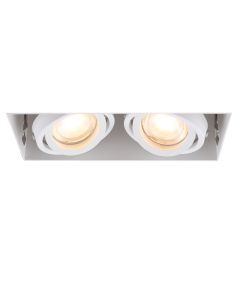 Modern trimless recessed downlight white, Joost