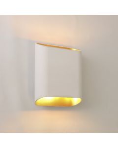 Modern up down wall light white, Bouke