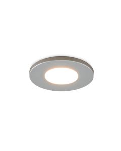 Chrome porch light Dico, IP65, dimmable
