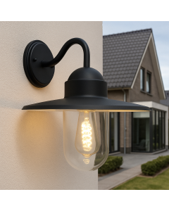 Classic outdoor light black, Maxx, IP44