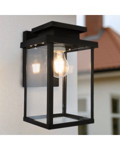 Modern outdoor light black, Tiamo, IP44