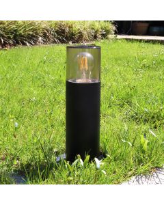 Modern outdoor light black, Sanel, IP44