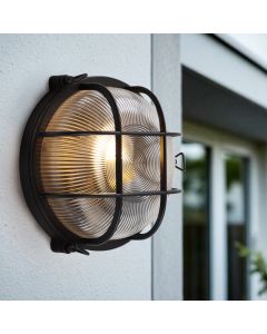 Industrial outdoor light black, Juanita, IP44