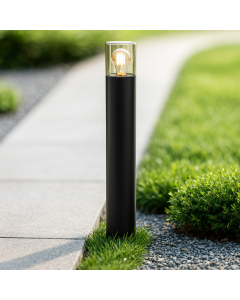 Modern outdoor light black, Sanel, IP44