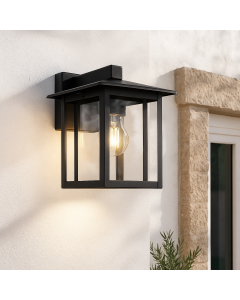 Modern outdoor light black, Amalie, IP54