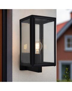 Modern outdoor light black, Sidney, IP44