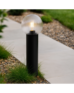 Aluminium outdoor light black, Chris, IP44