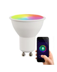 GU10 Wifi Smart LED Bulb, all colors and warm white