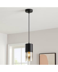 Modern pendant light black, Huy