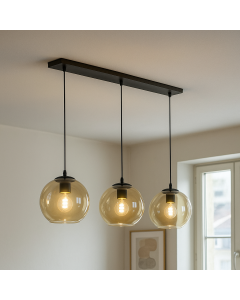 Design pendant light amber, Giada
