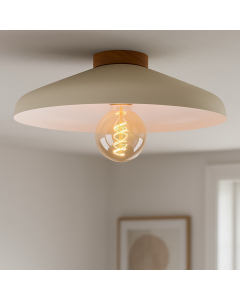 Rustic ceiling light beige, Freddie