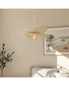 Paper pendant light beige, Rosalie