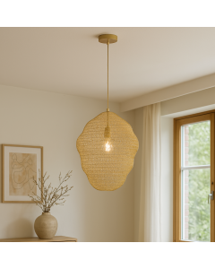 Design pendant light gold, Sep