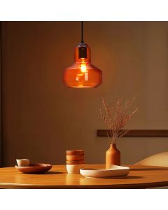 Design pendant light orange, Sabina