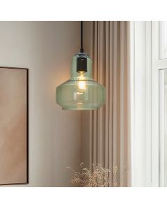 Design pendant light green, Sabina