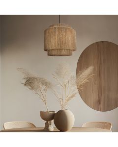 Rustic pendant light brown, Sanny
