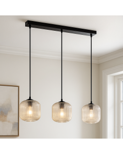 Design pendant light amber, Charlois